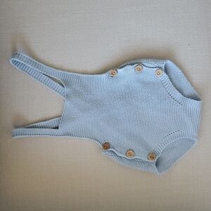 Paloma de la O baby romper/suspender set